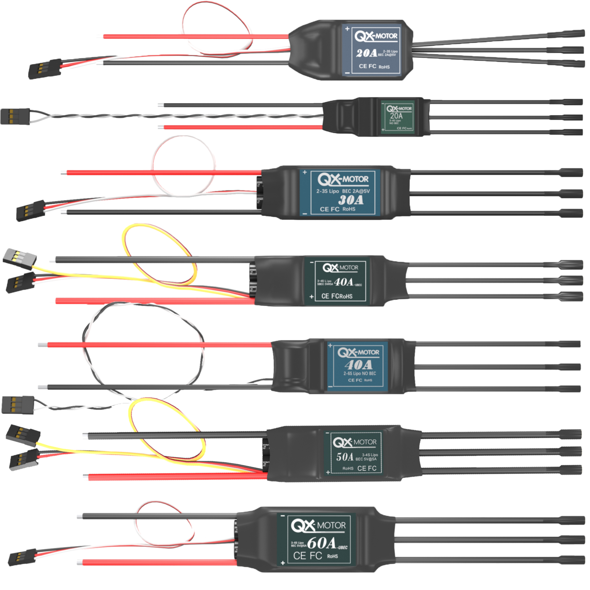 Rc Helicopter Battery - QX-MOTOR Brushless ESC series Electronic speed