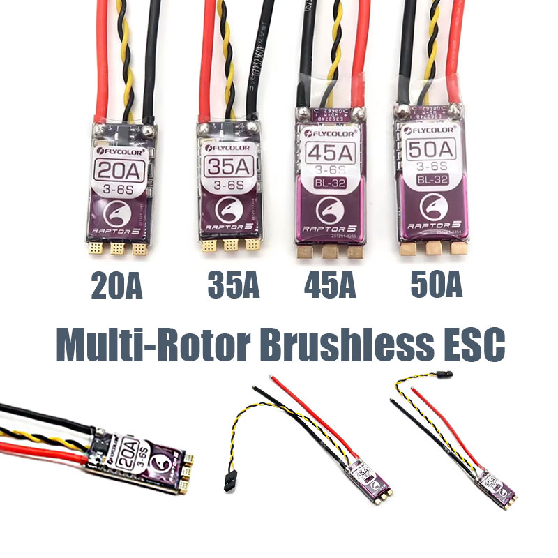 Rc Helicopter Battery - FLYCOLOR Raptor5 Multi-Rotor Brushless ESC 20A
