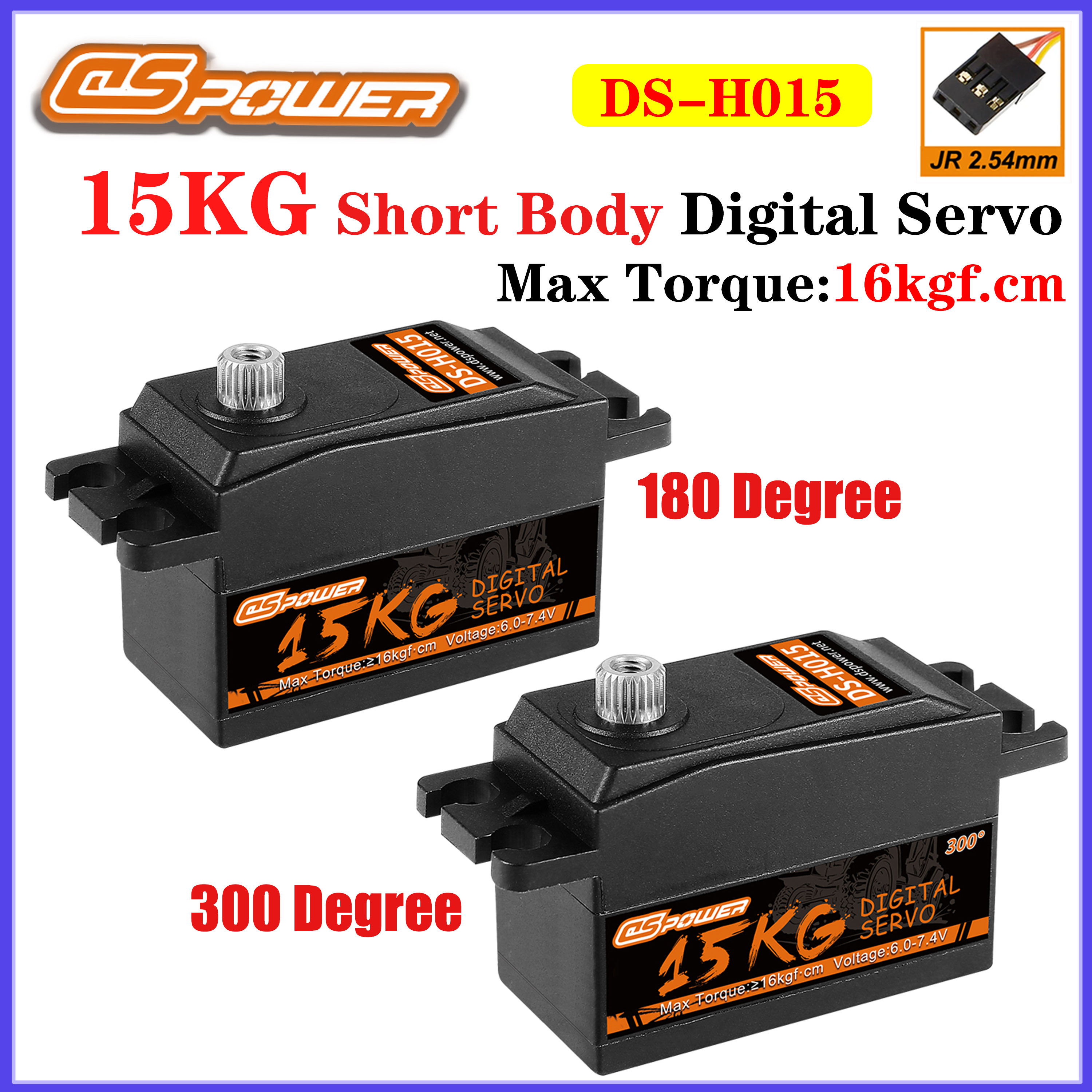 Rc Helicopter Motor - DSpower 15KG High Troque Metal Gear