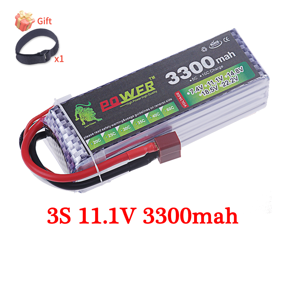 60C Lipo Battery 3300mAh 7.4V  - Rc Helicopter Parts avaliação e preço