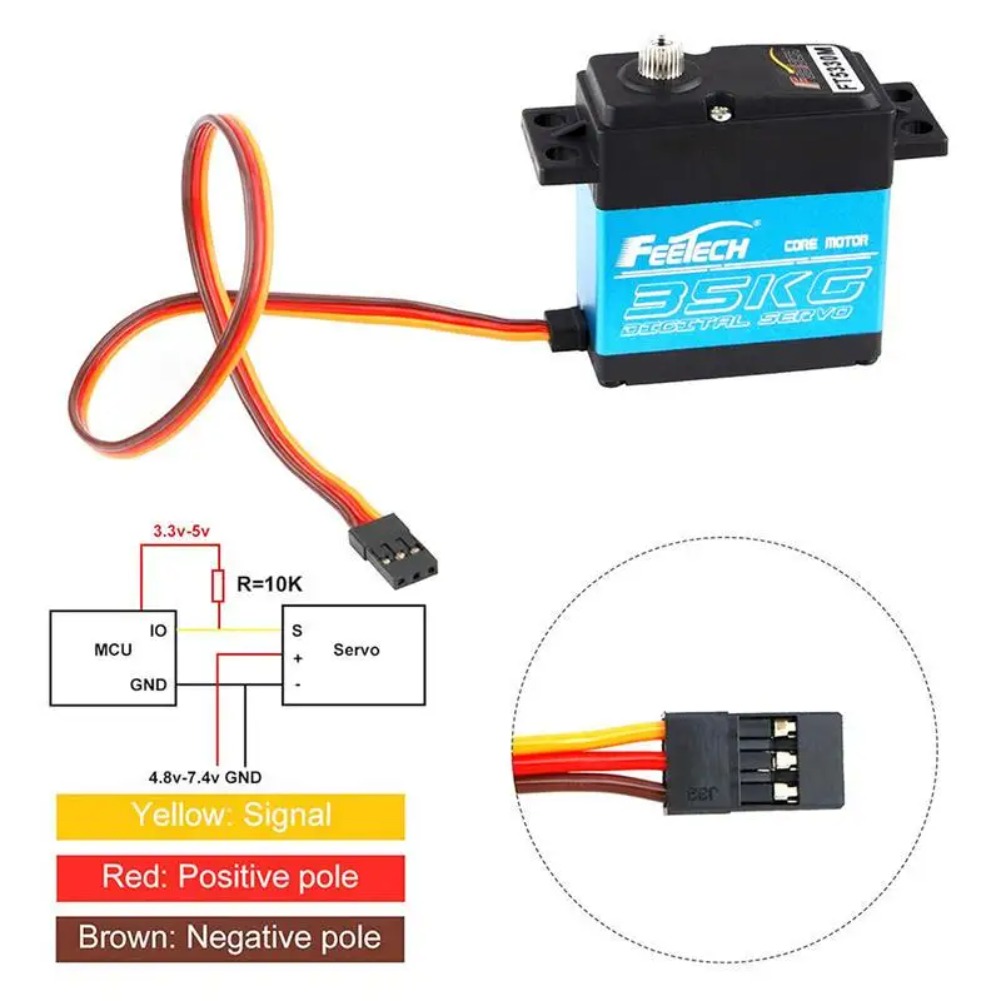 FEETECH FT5330M 35KG Digital S - Rc Helicopter Motor avaliação e preço