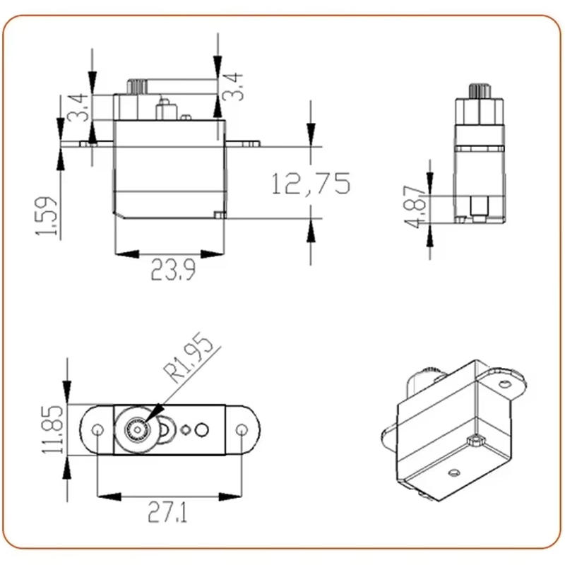 Micro Digital Servo 12g RC Hel - Rc Helicopter Parts avaliação e preço
