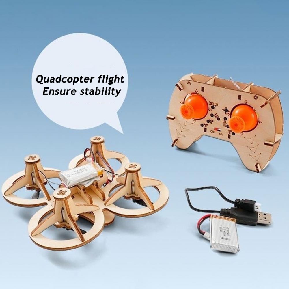 Rc Drone Toy Wooden Drone Puzz - Rc Helicopter Electric avaliação e preço
