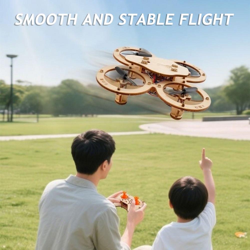 Rc Drone Toy Wooden Drone Puzz - Rc Helicopter Electric avaliação e preço