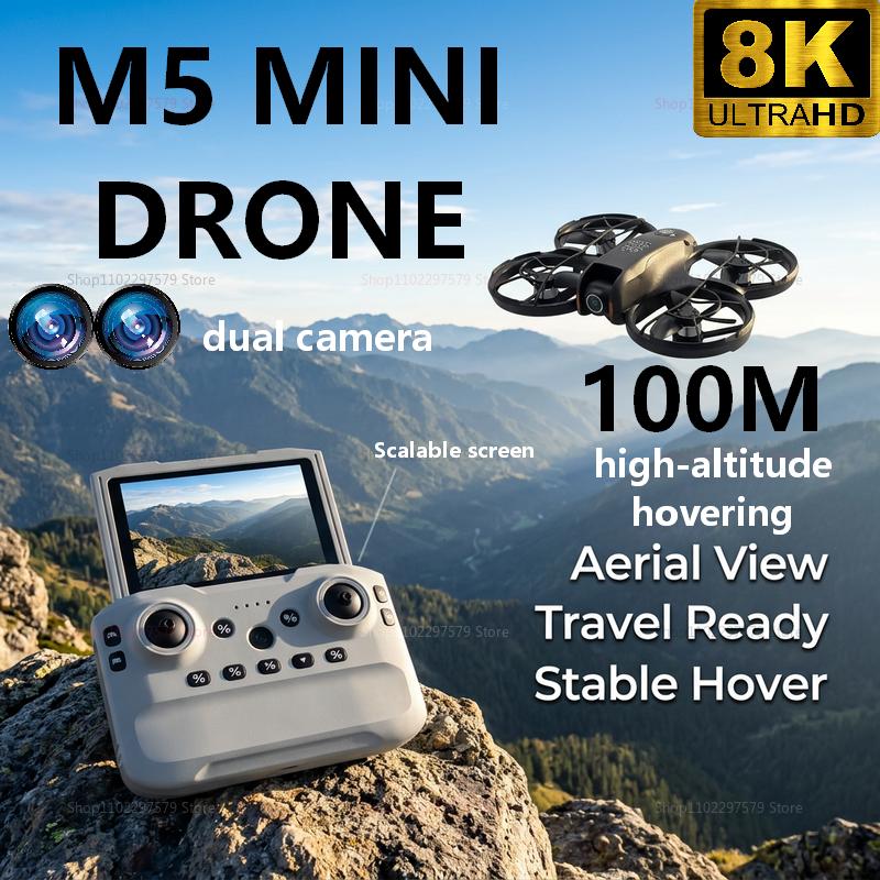 2026 New M5 Mini Drone 8K HD C - Rc Helicopter Gyro avaliação e preço