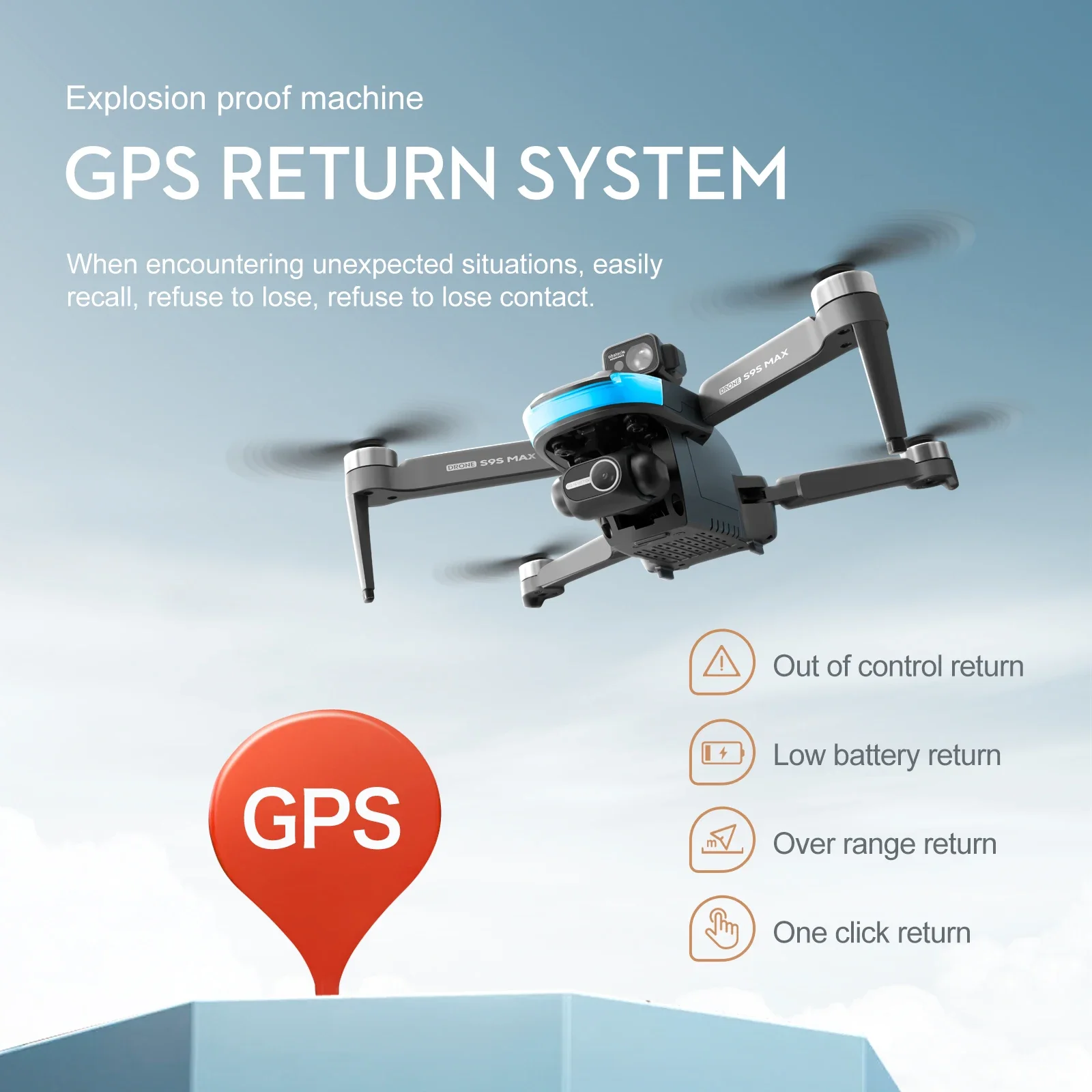 NEW S9S MAX MINI Drone 4K 2-Ax - Rc Helicopter Case avaliação e preço