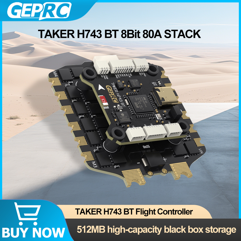 GEPRC TAKER H743 BT 8Bit 80A S - Rc Helicopter Case avaliação e preço