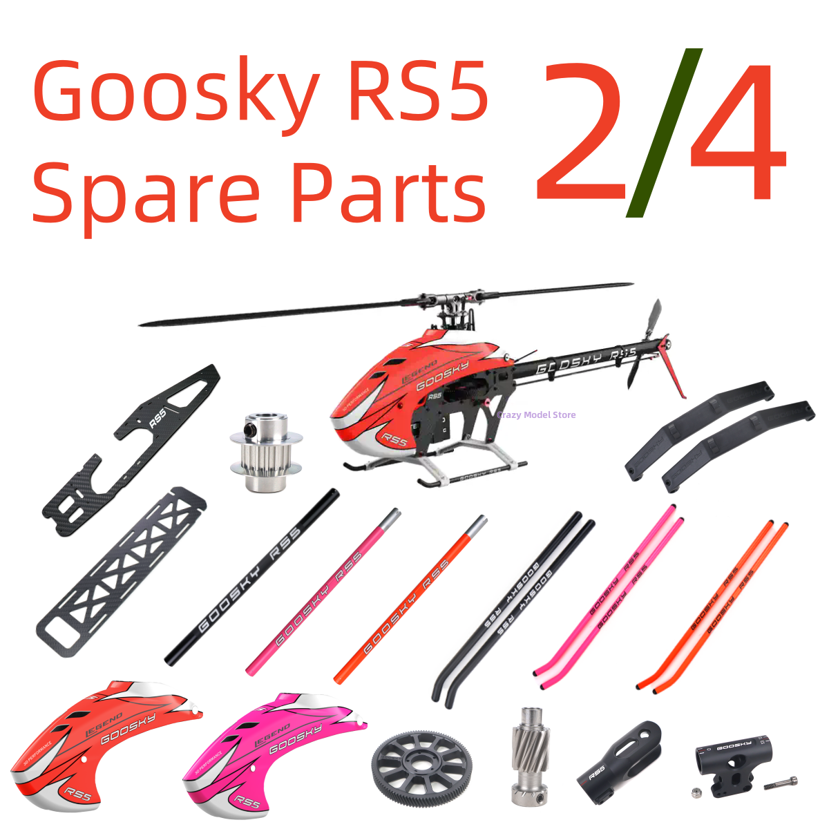 GOOSKY Legend RS5 Helicopter O - Rc Helicopter Gyro avaliação e preço