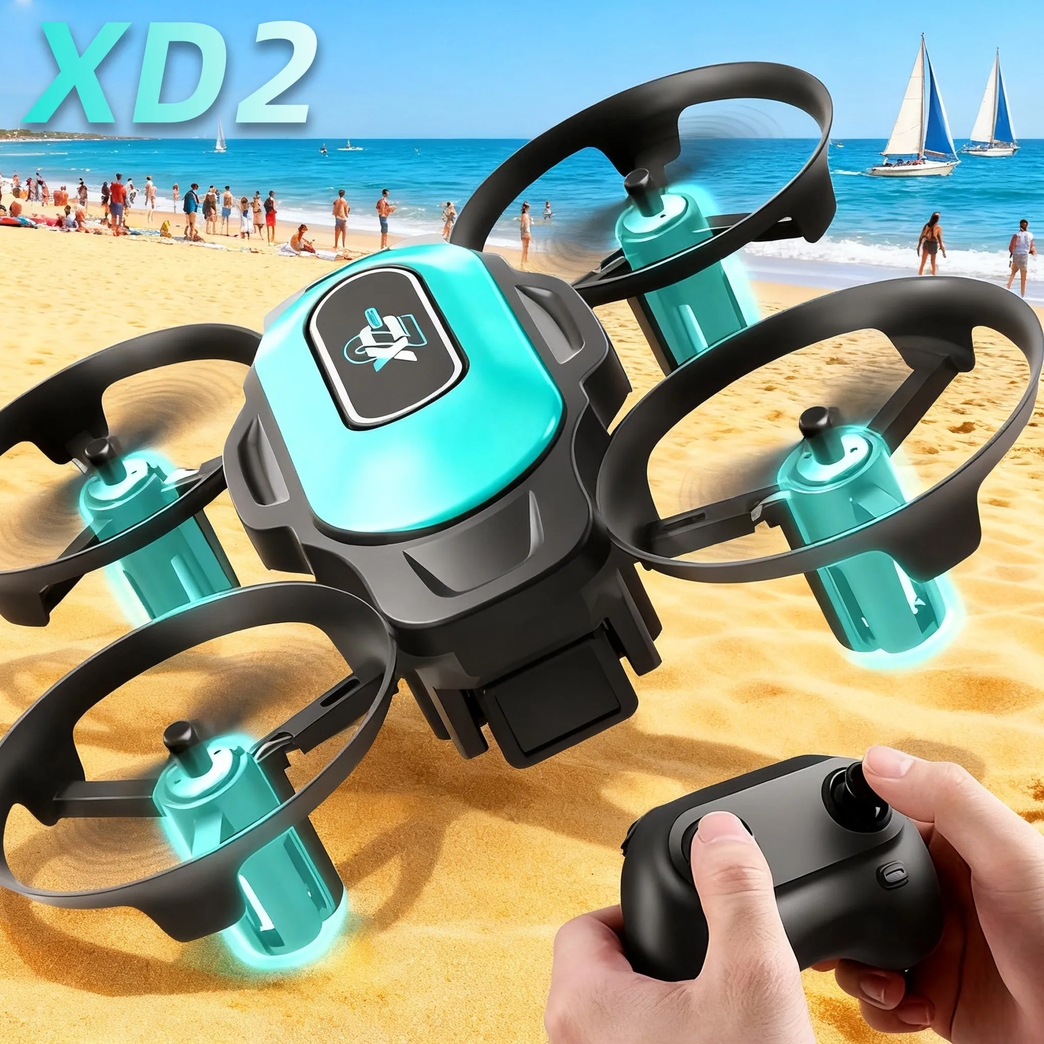 XD2 Mini Drone, 360° Stunt Fli - Rc Helicopter Case avaliação e preço