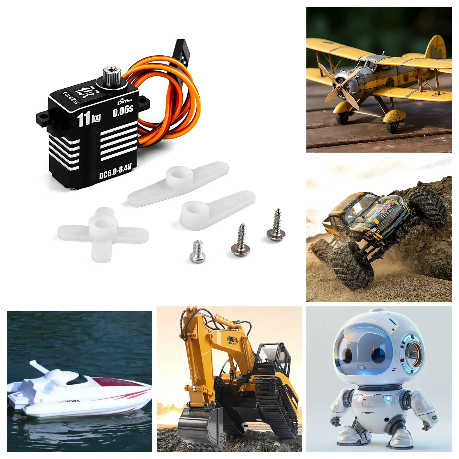 H-11 11KG Micro Digital Servo  - Rc Helicopter Motor avaliação e preço
