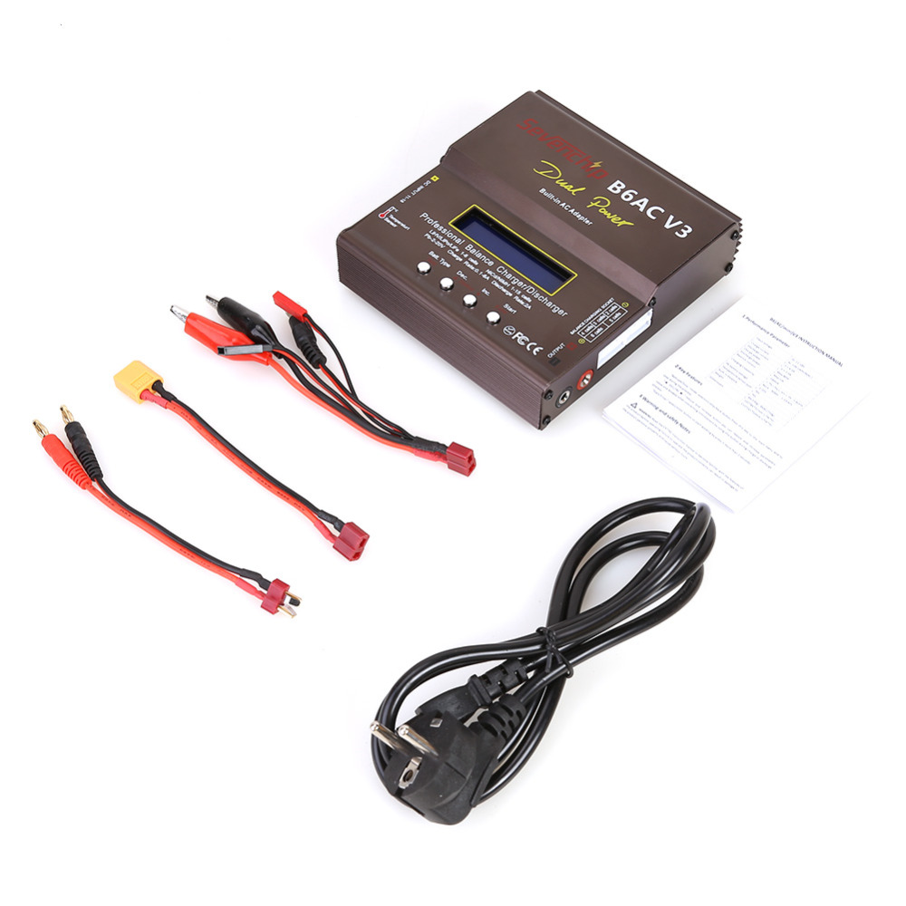 80W imax B6AC V3 Balance Charg - Rc Helicopter Charger avaliação e preço