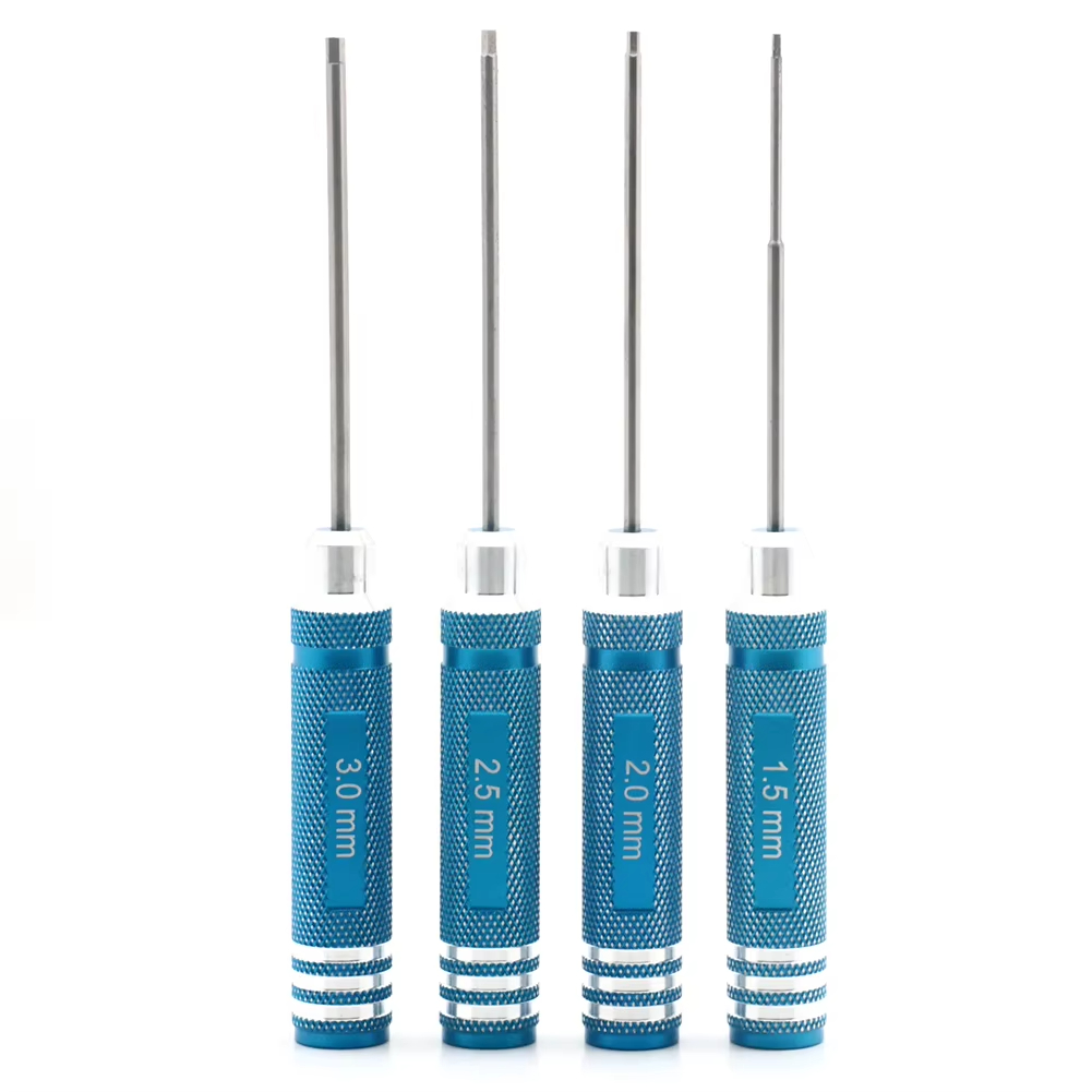 4pcs Hex Screw Driver set Tita - Rc Helicopter Tool Kit avaliação e preço