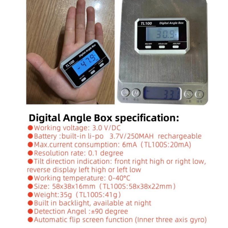 Horizontal Angle Meter Protrac - Rc Helicopter Case avaliação e preço