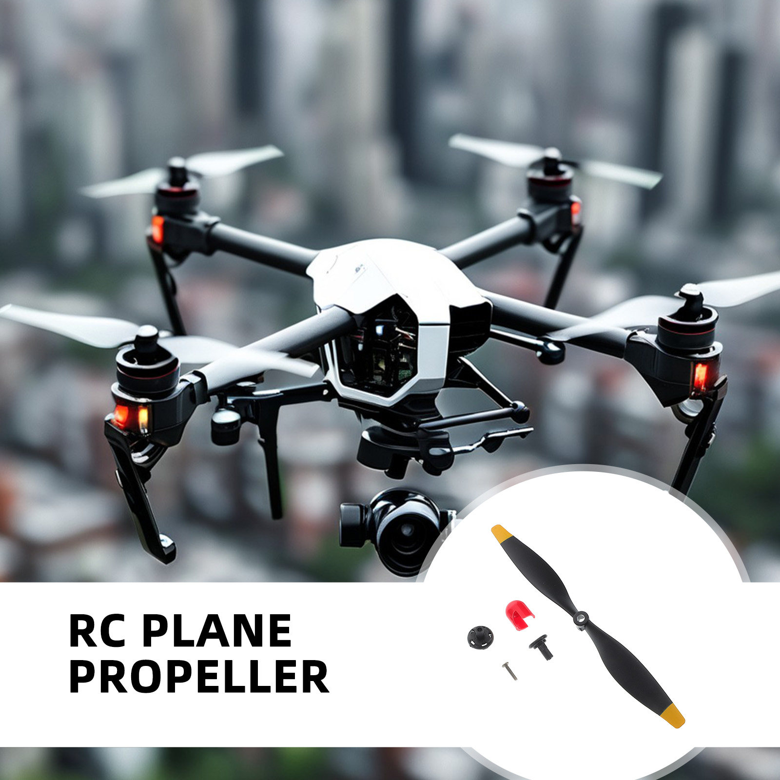 1Set Spiral Propeller Assembly - Rc Helicopter Blade avaliação e preço