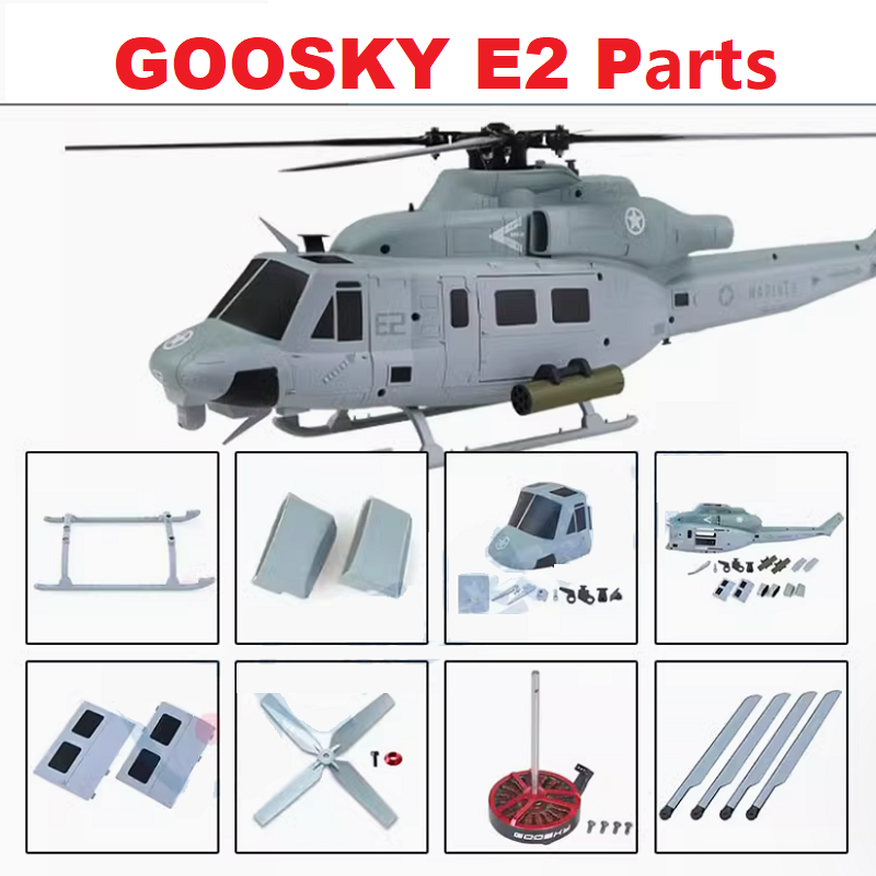 Spare Parts For GOOSKY E2 UH-1 - Rc Helicopter Coaxial avaliação e preço