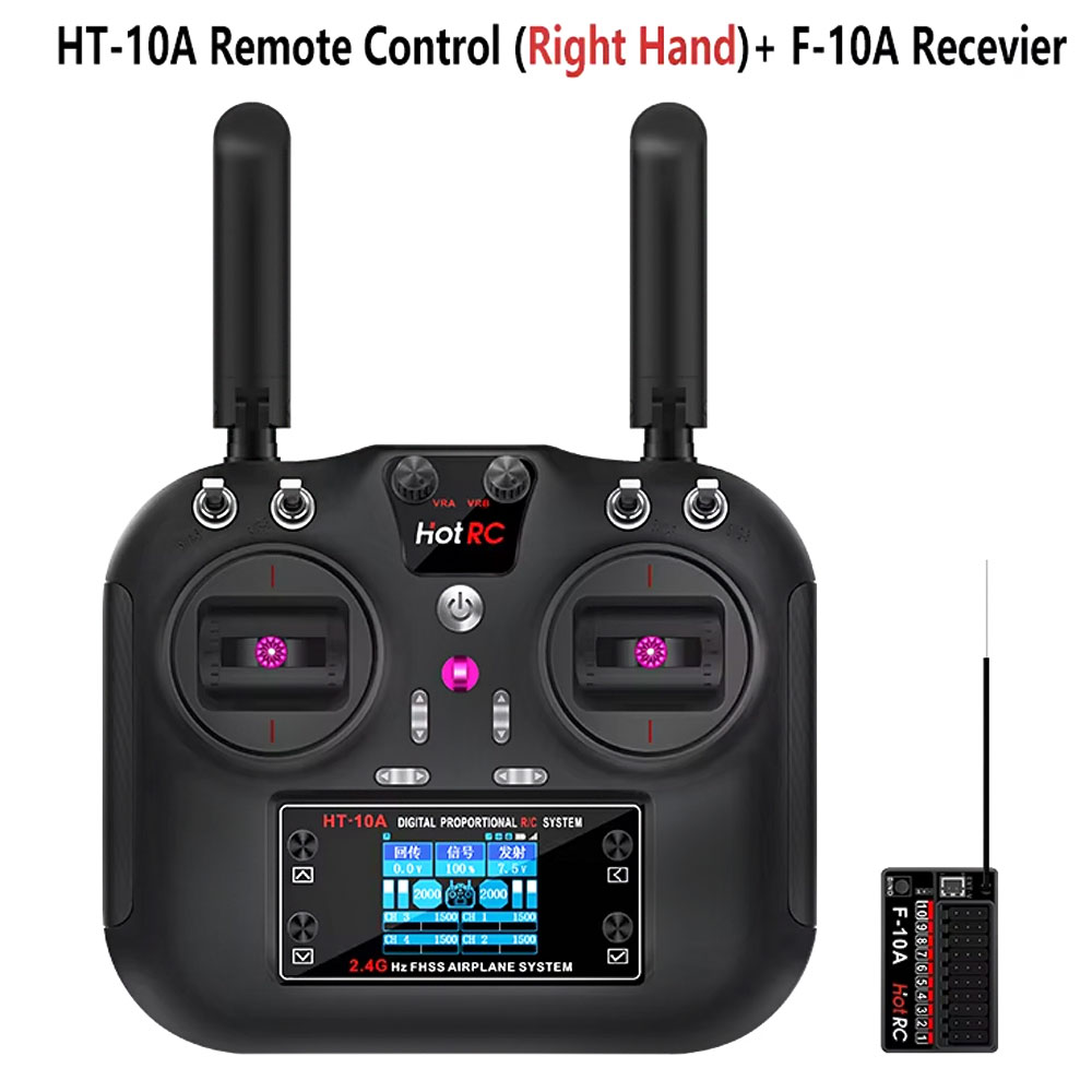 Hotrc HT-10A 2.4G 10CH Transmi - Rc Helicopter Battery avaliação e preço