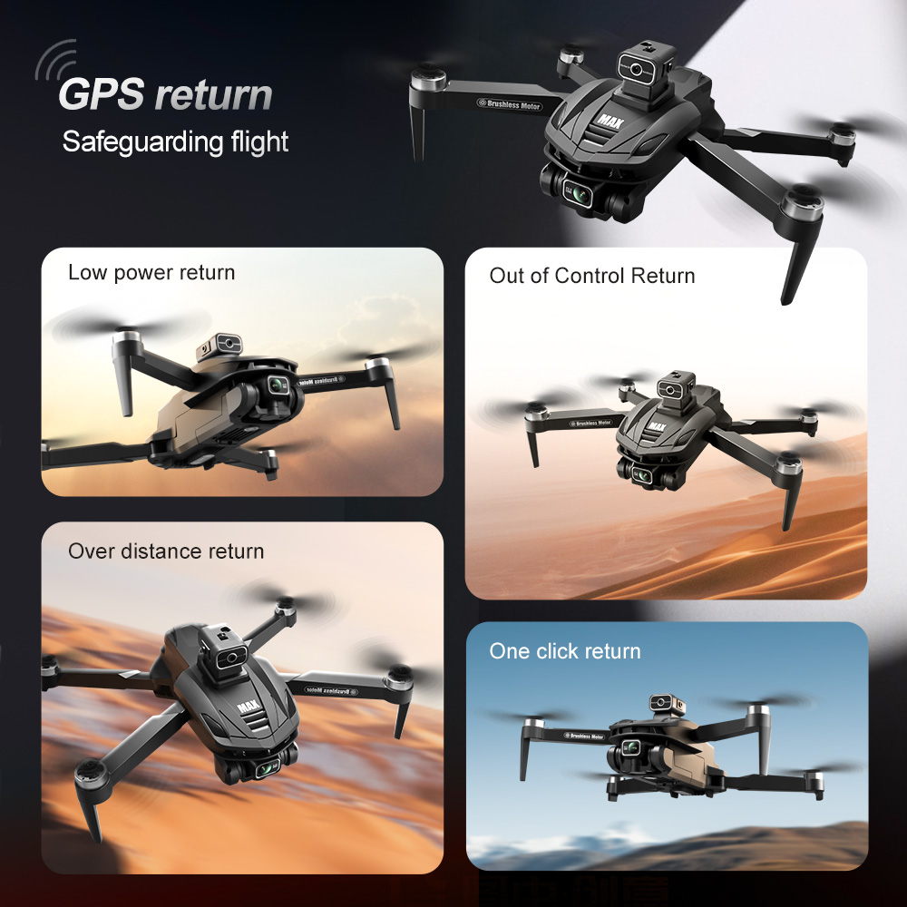 V168 PRO Max GPS Drone 8K Prof - Rc Helicopter Case avaliação e preço