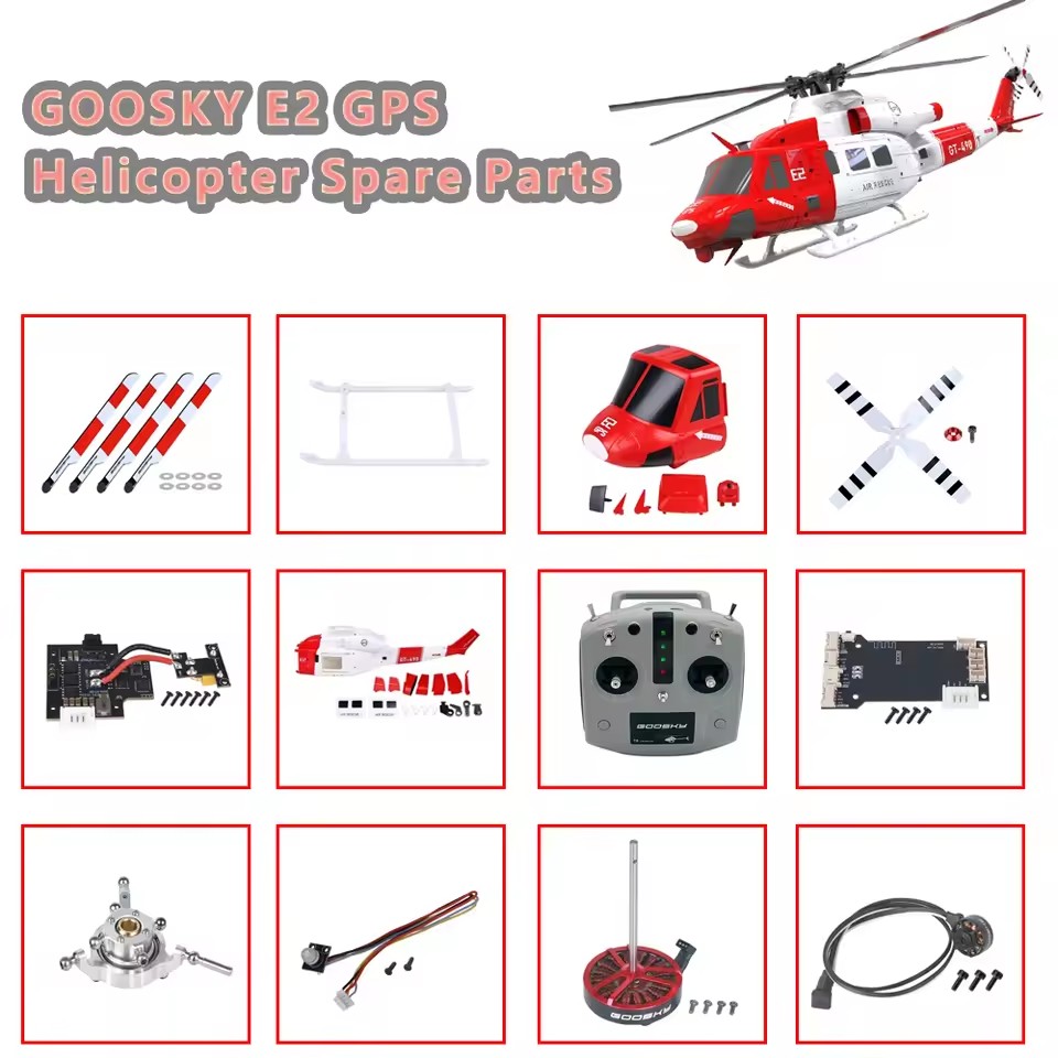 GOOSKY E2 GPS UH-1Y Helicopter - Rc Helicopter Bag avaliação e preço