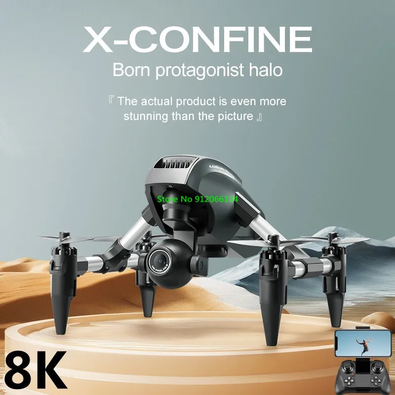 8K HD Dual Camera Optical Flow - Rc Helicopter Electric avaliação e preço