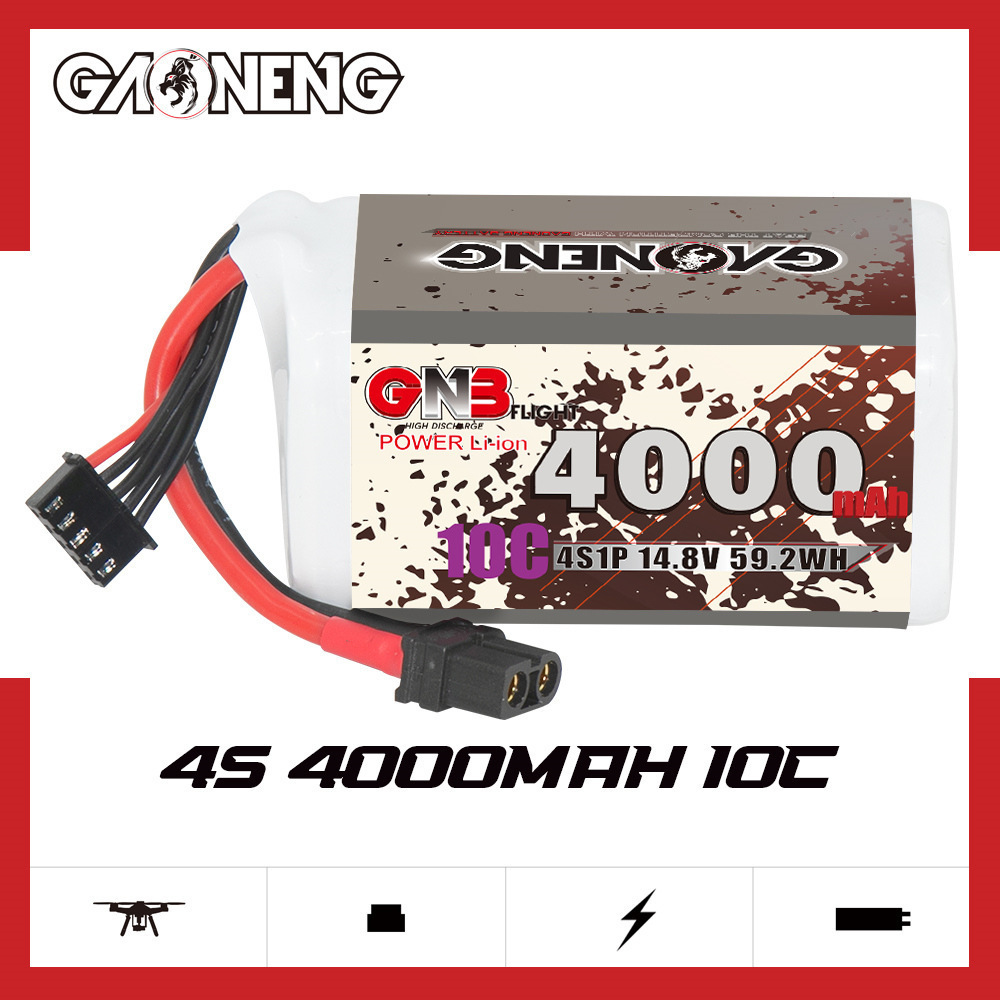 GNB 4000mAh 4S 14.8V 10C 20C W - Rc Helicopter Parts avaliação e preço