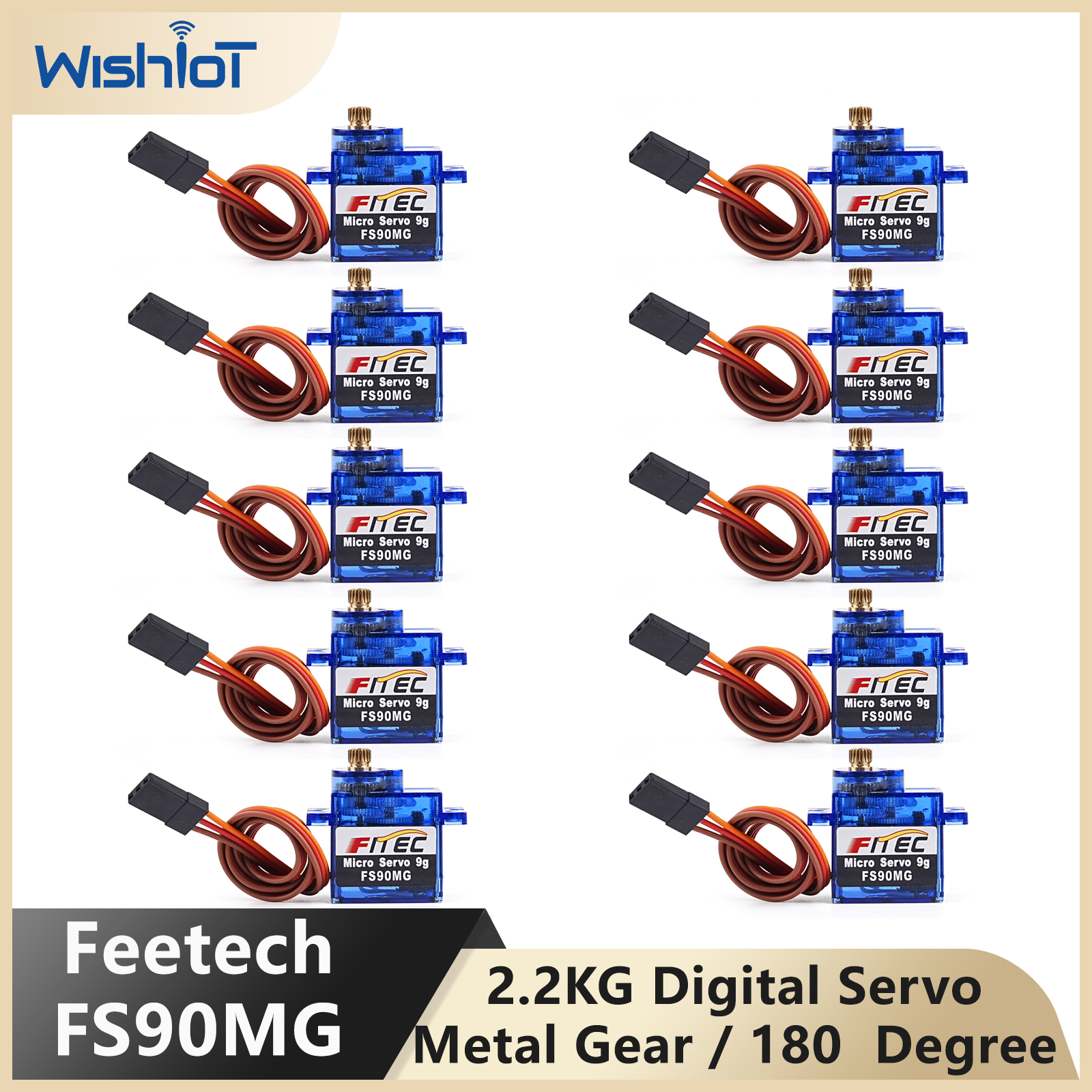 Feetech FS90MG 2.2KG 9g Digita - Rc Helicopter Motor avaliação e preço