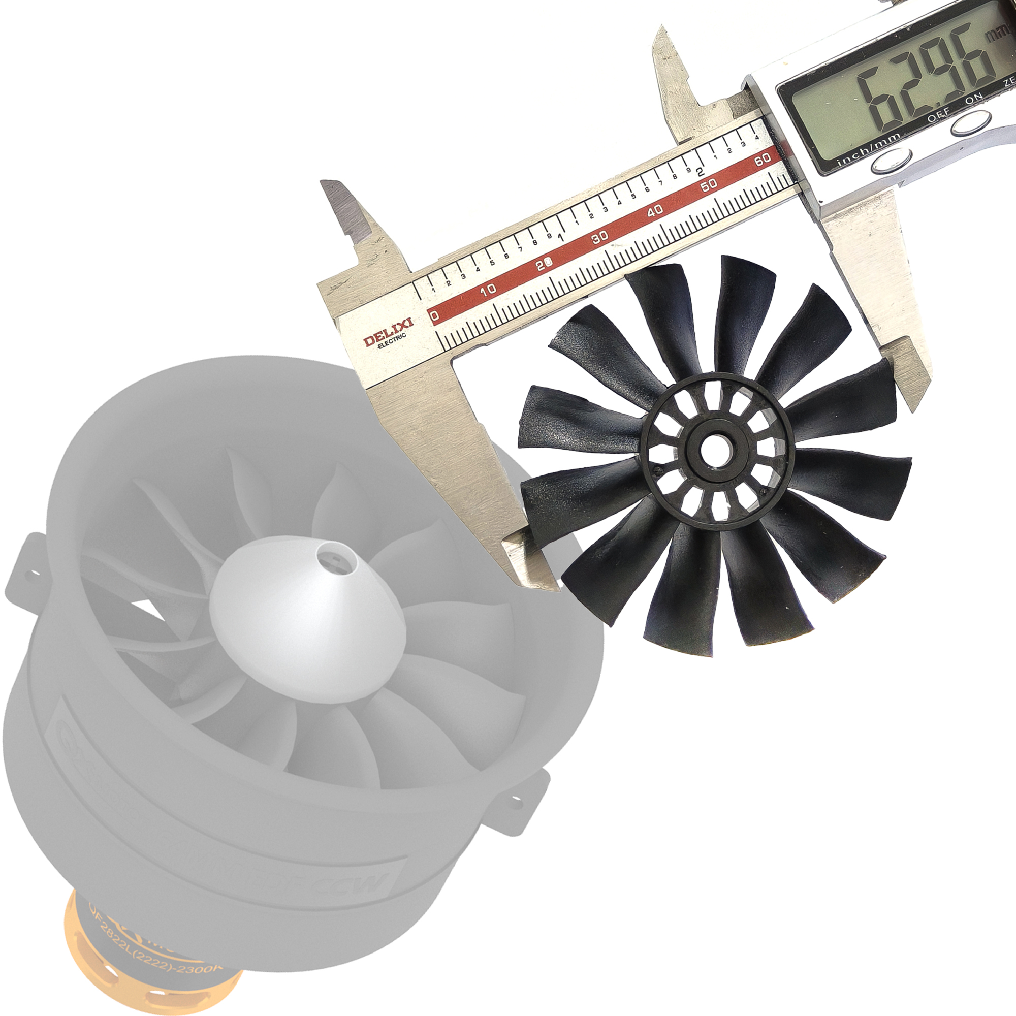 QX-MOTOR 12Blades CW CCW 70mm  - Rc Helicopter Blade avaliação e preço