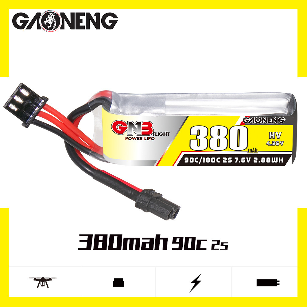 GNB 2S 7.6V 380mAh 90C/180C Li - Rc Helicopter Parts avaliação e preço