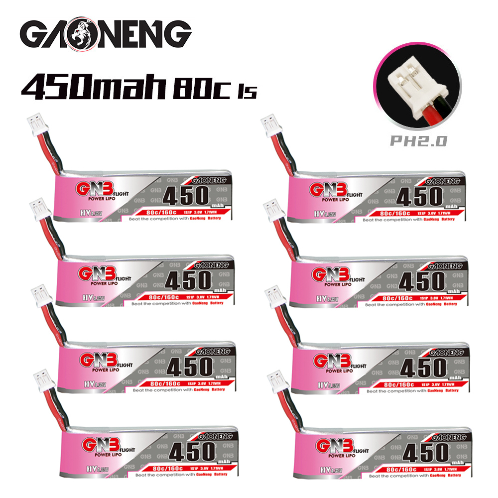 GNB HV 1S 3.8V 450mAh 80C/160C - Rc Helicopter Parts avaliação e preço