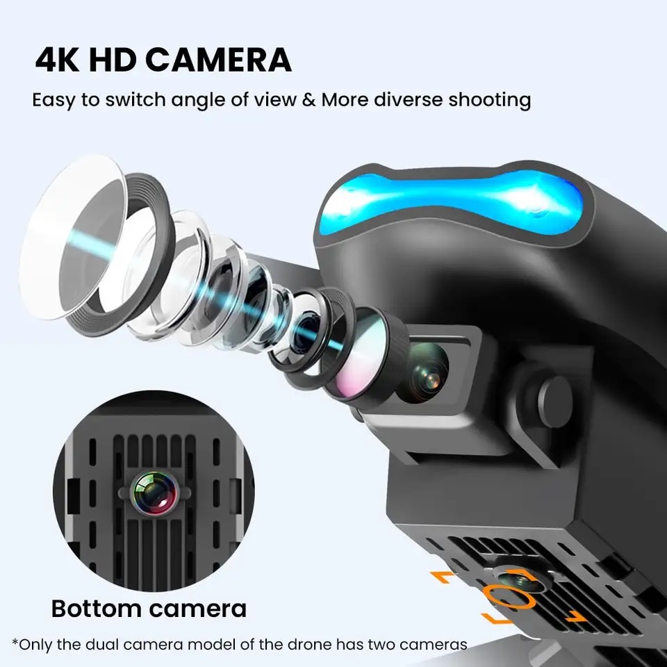 New Mini drone E99 4K WIFI HD  - Rc Helicopter Gas avaliação e preço