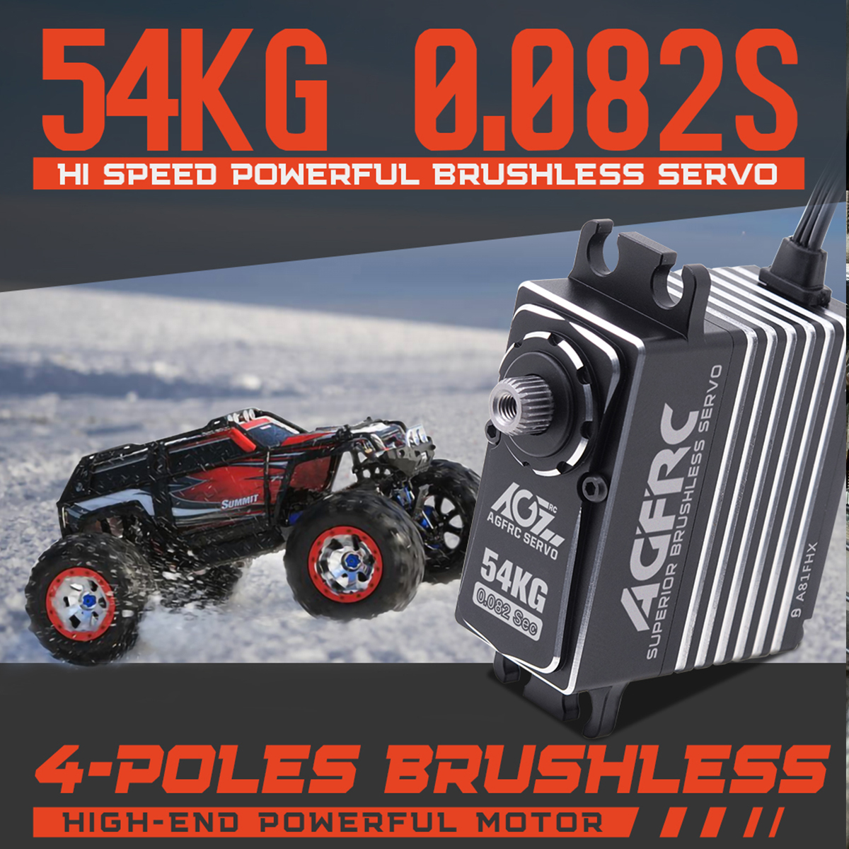 AGFRC A81FHX 54KG HV 4-Pole Br - Rc Helicopter Battery avaliação e preço