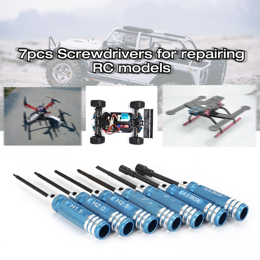 YSIDO 7Pcs 1.5 2.0 2.5mm Hex S - Rc Helicopter Tool Kit avaliação e preço