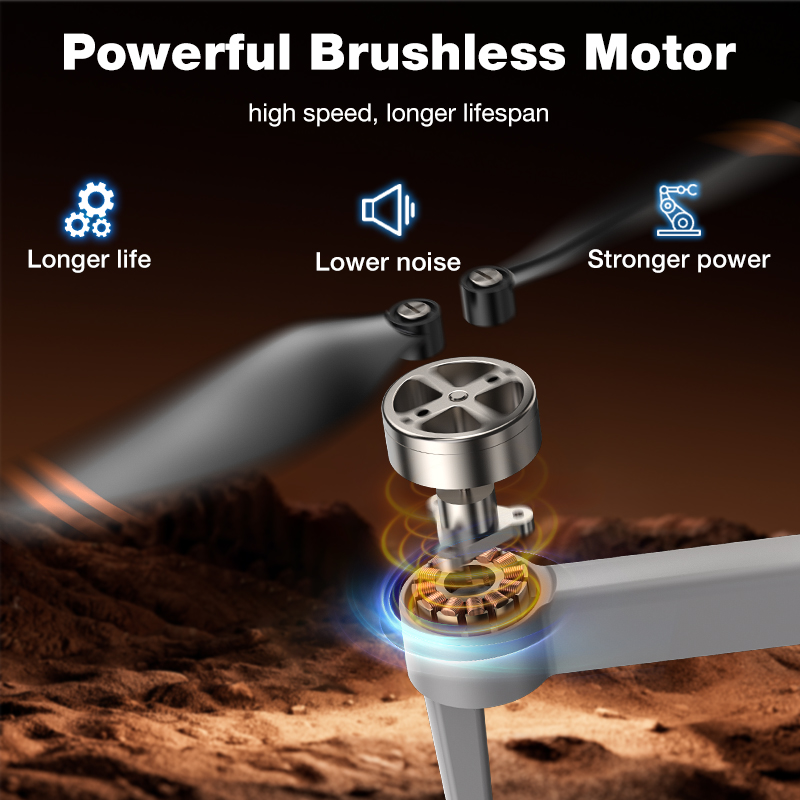 NEW Hot L017 Pro Drone Brushle - Rc Helicopter Case avaliação e preço