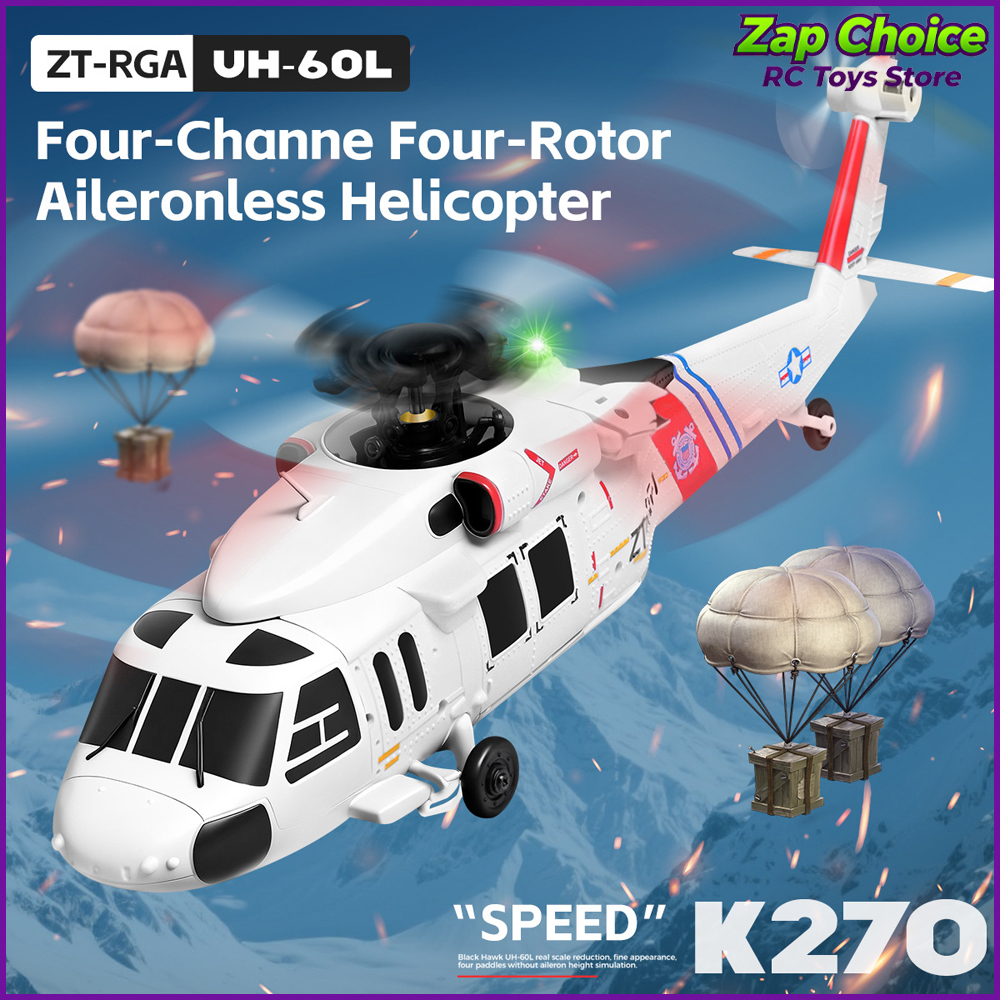 Wltoys K270 Black Hawk UH-60L  - Rc Helicopter Gyro avaliação e preço