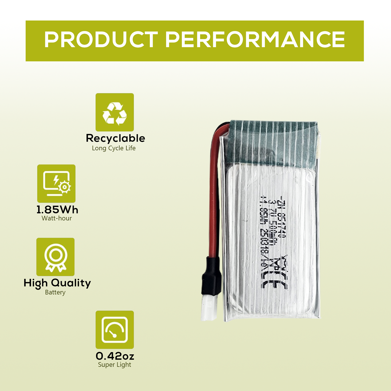 5Pcs 3.7V 500mAh LiPo Batterie - Rc Helicopter Charger avaliação e preço