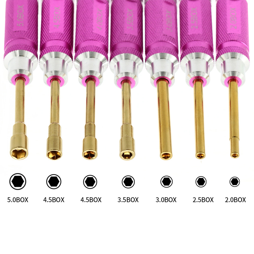 7 Piece 2-5MM Hexagonal Screwd - Rc Helicopter Tool Kit avaliação e preço